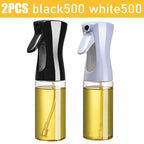 Oliespray Fles voor Keuken | 200/300/500ml | Zwart & Wit