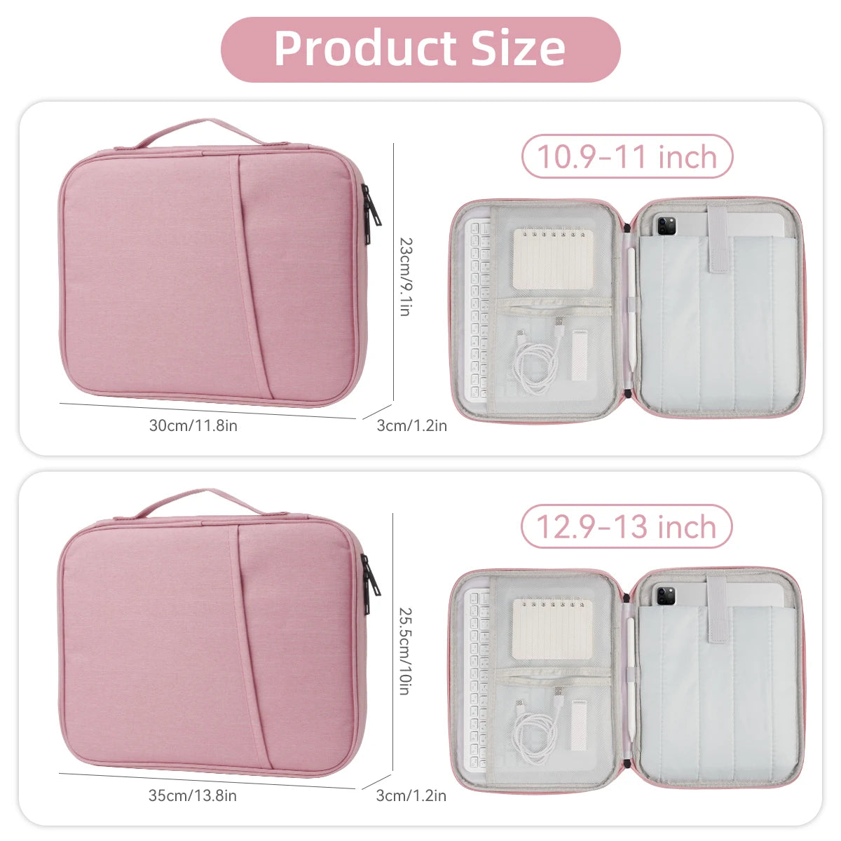 Laptop & Tablet Sleeve 11-13 inch | Waterproof | 6 Kleuren | iPad MacBook