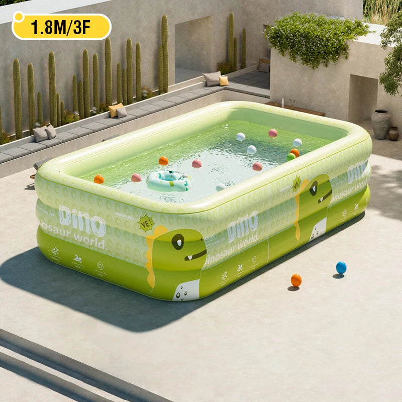 Opblaasbaar Kinderzwembad PVC | 1.5M t/m 2.6M | Met of Zonder Zonnescherm