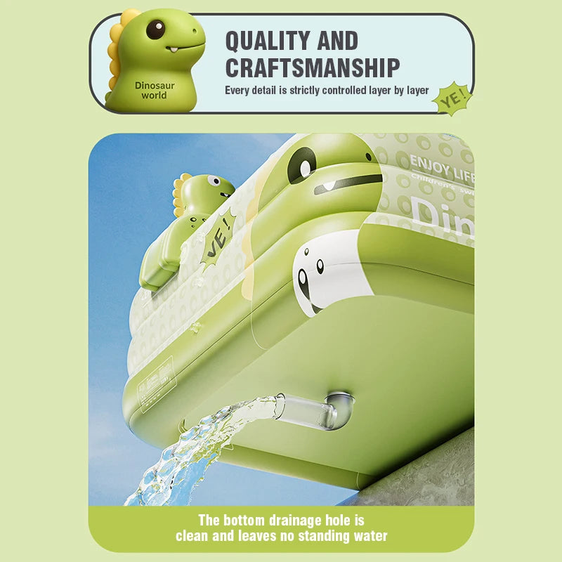 Opblaasbaar Kinderzwembad PVC | 1.5M t/m 2.6M | Met of Zonder Zonnescherm