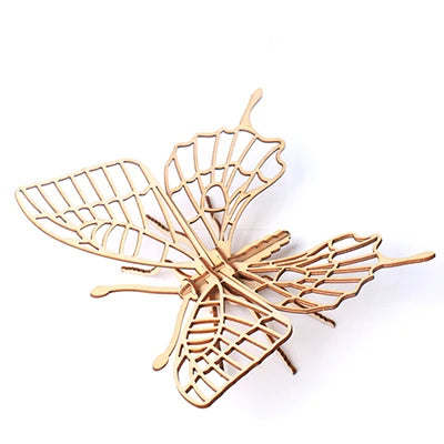 DIY 3D Wooden Puzzle Model Animal Montessori Toys for Children Crafts Dachshund Skeleton Assembly Gift Set for Kids Adults Teens