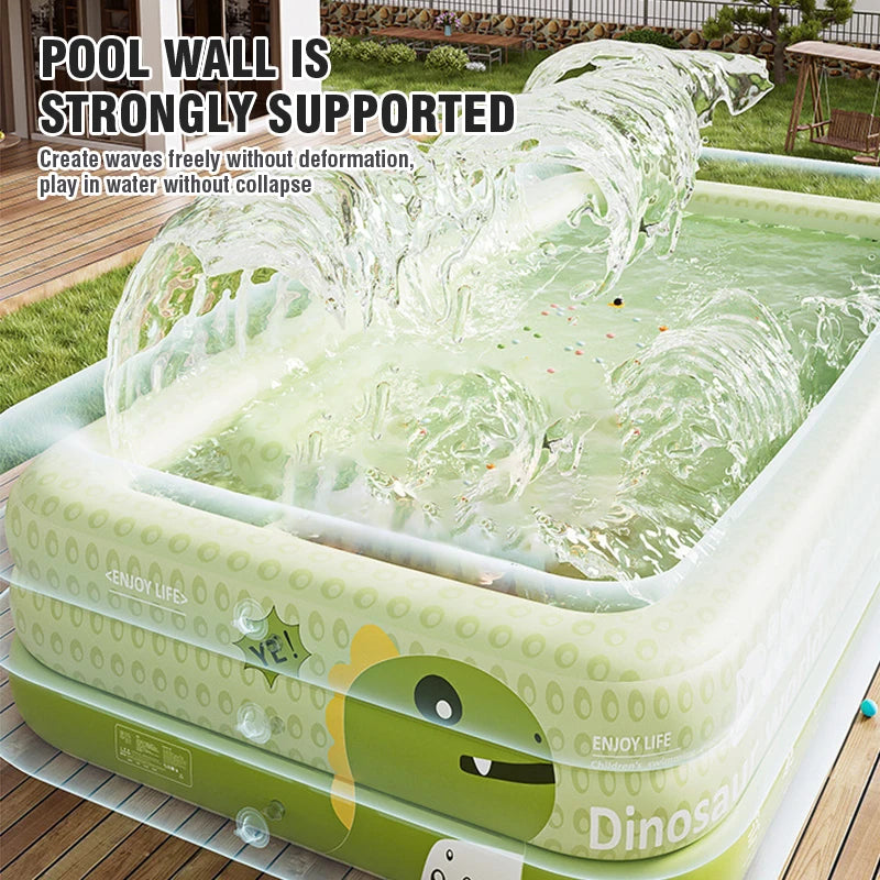 Opblaasbaar Kinderzwembad PVC | 1.5M t/m 2.6M | Met of Zonder Zonnescherm