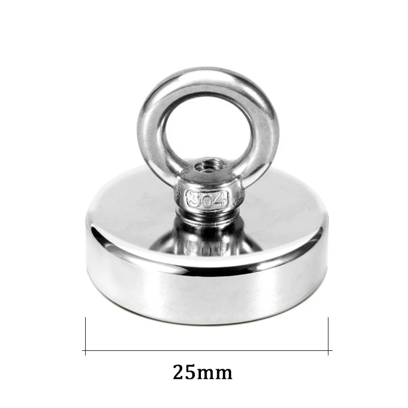 Neodymium Vismagneet | Supersterk | 5-61kg Trekkracht | 6 Maten