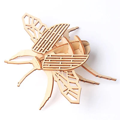 DIY 3D Wooden Puzzle Model Animal Montessori Toys for Children Crafts Dachshund Skeleton Assembly Gift Set for Kids Adults Teens