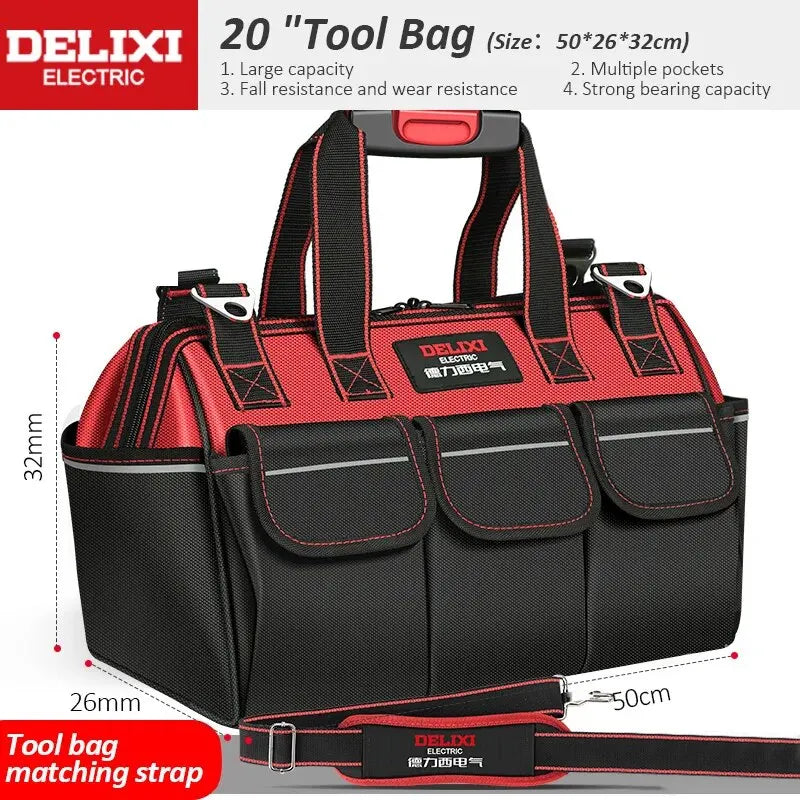 Professionele Gereedschapstas Waterproof | Oxford | 13-20 inch | 14 Vakken