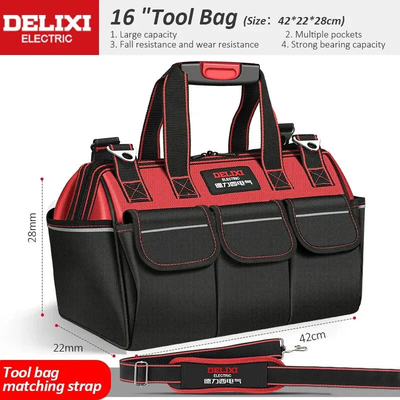 Professionele Gereedschapstas Waterproof | Oxford | 13-20 inch | 14 Vakken