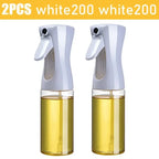 Oliespray Fles voor Keuken | 200/300/500ml | Zwart & Wit