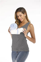 Kangoeroe Draagshirt Ouder & Baby | Zwart & Grijs | Maten S t/m 5XL