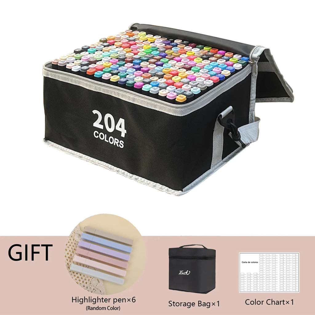 Alcohol Markers Dual Tip – Professionele Tekenmarkers voor Illustratie & Kunst