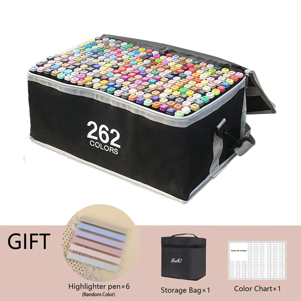 Alcohol Markers Dual Tip – Professionele Tekenmarkers voor Illustratie & Kunst