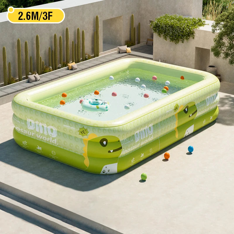 Opblaasbaar Kinderzwembad PVC | 1.5M t/m 2.6M | Met of Zonder Zonnescherm