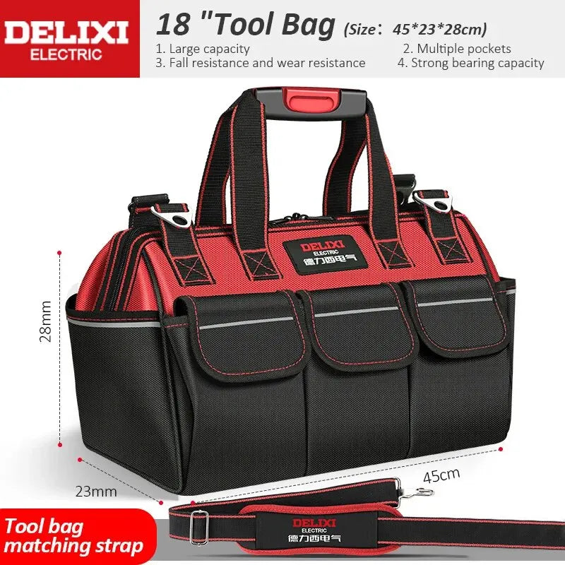 Professionele Gereedschapstas Waterproof | Oxford | 13-20 inch | 14 Vakken