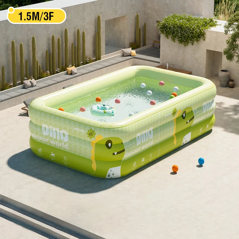 Opblaasbaar Kinderzwembad PVC | 1.5M t/m 2.6M | Met of Zonder Zonnescherm