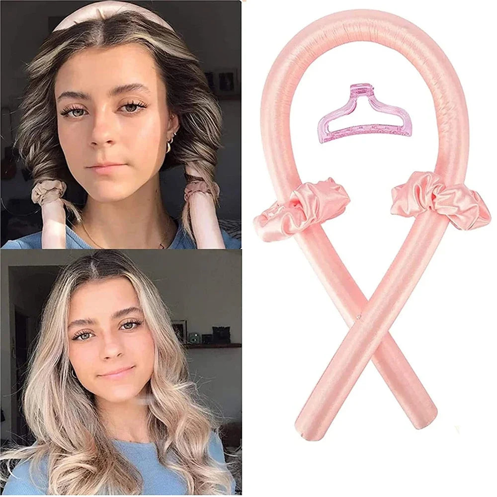 Heatless Curling Rod | Krullen Zonder Hitte | Zijdezacht Haarrollers