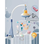 Muzikaal Babymobiel met Lichten & Projector | Afstandsbediening | Blauw & Roze