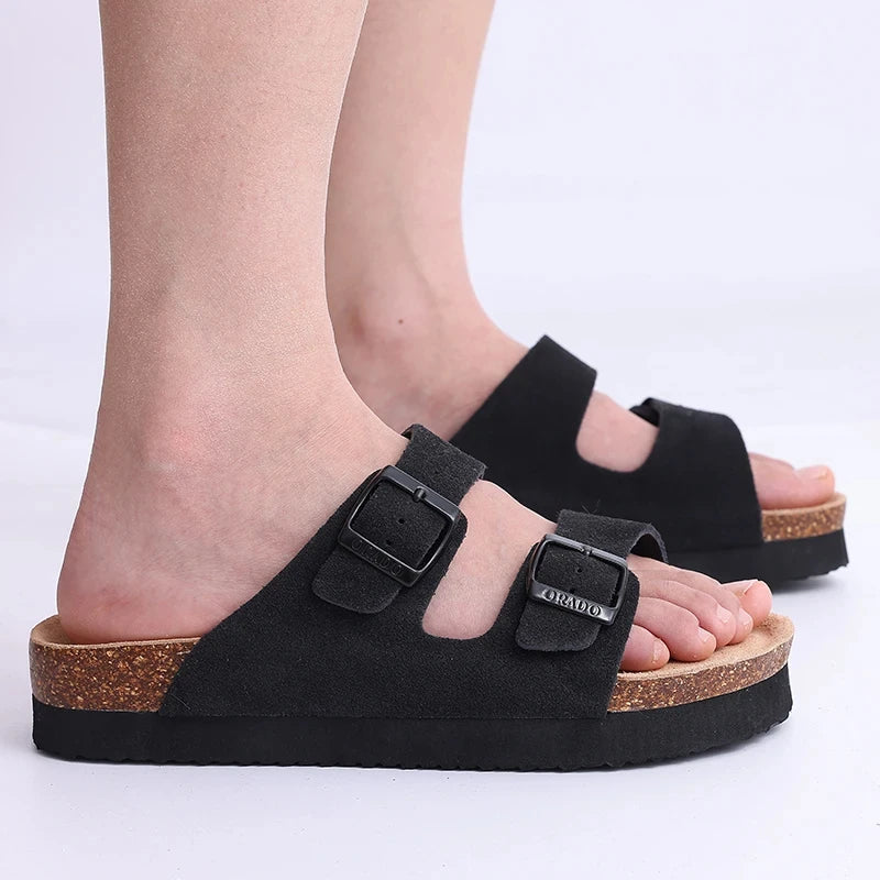 Cork Sandalen Dames & Heren | Zacht Kurk Zool | Maat 36-46 | 14 Stijlen